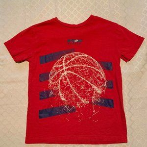 Boys Youth/Small UPWARD YS Red T-Shirt  100% Cotton & Machine Washable Excellent